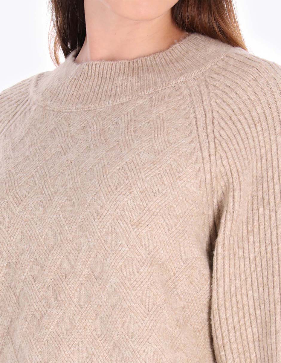 Suéter cuello redondo para mujer 4