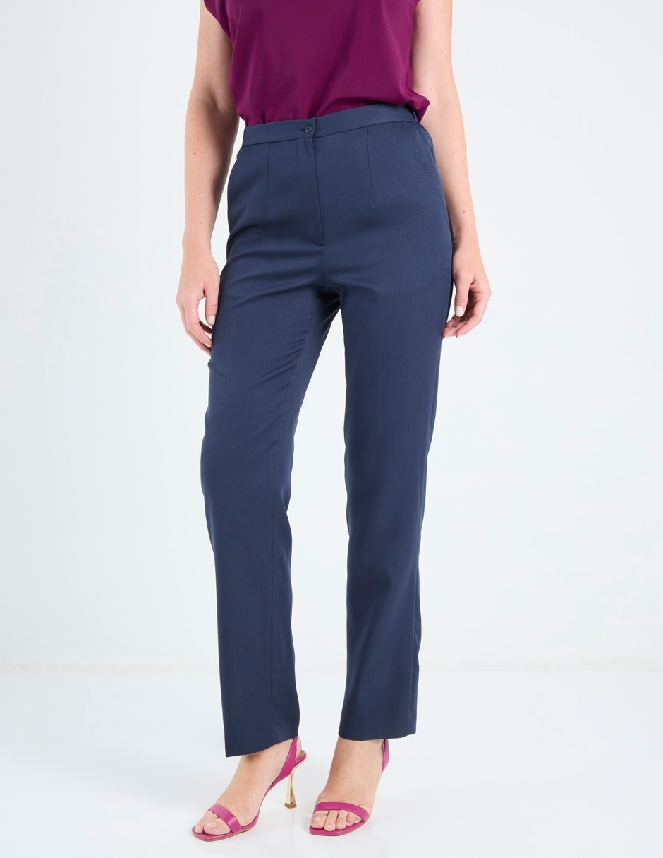 Pantalón de vestir slim para mujer
