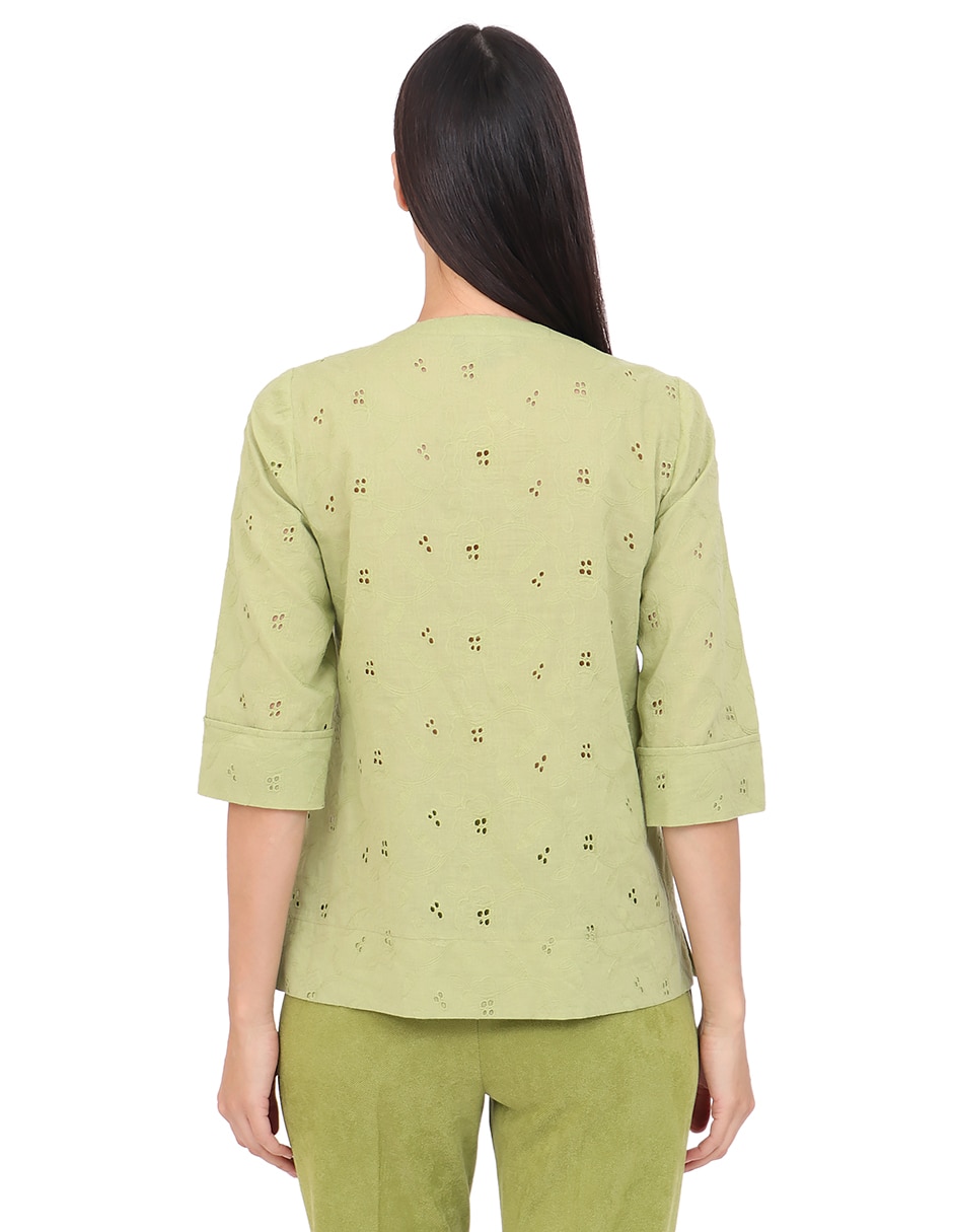 Blusa manga 3/4 para mujer 2