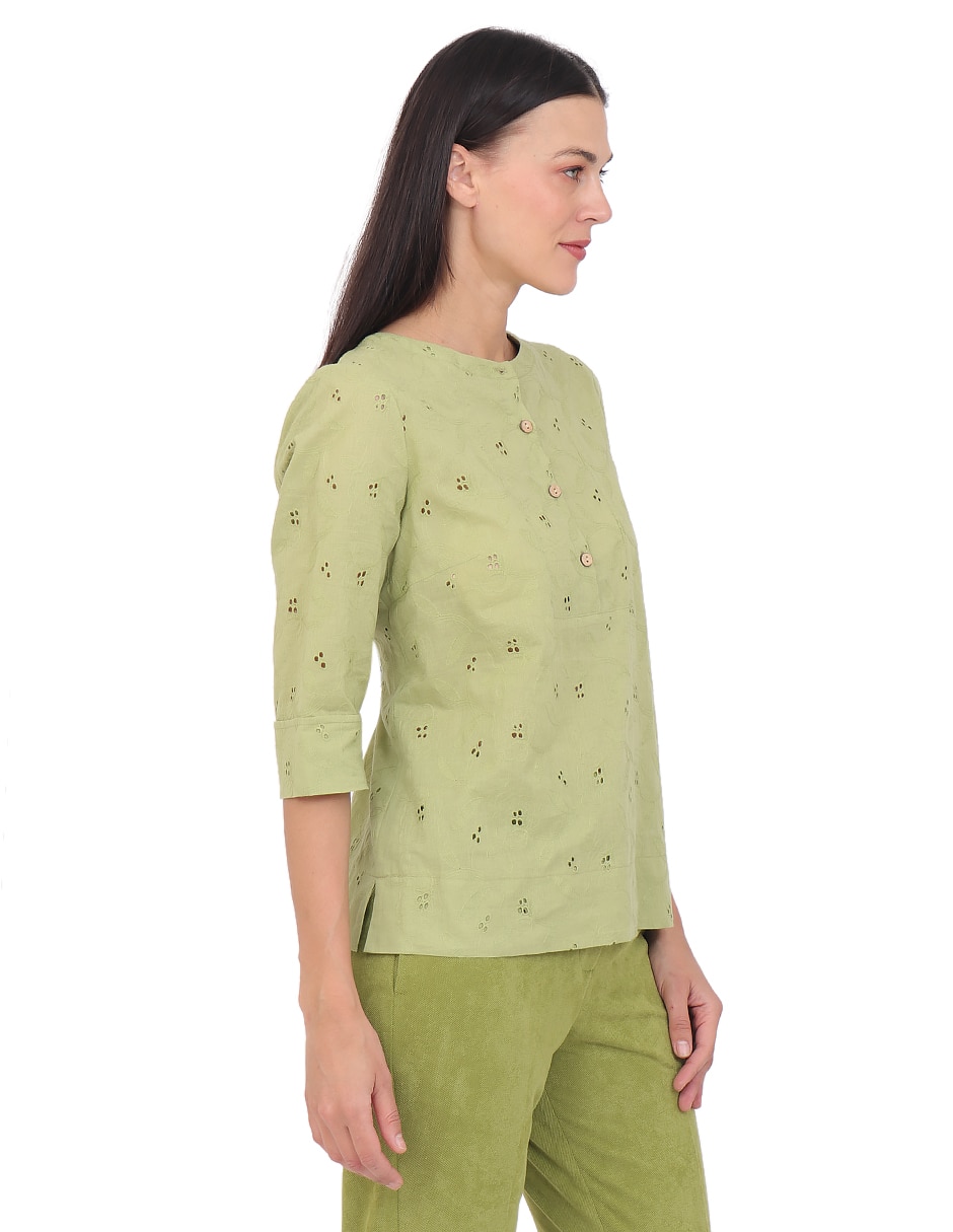 Blusa manga 3/4 para mujer 3