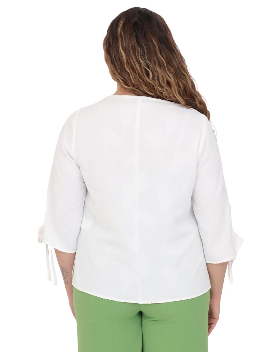 Blusa manga 3/4 para mujer 3