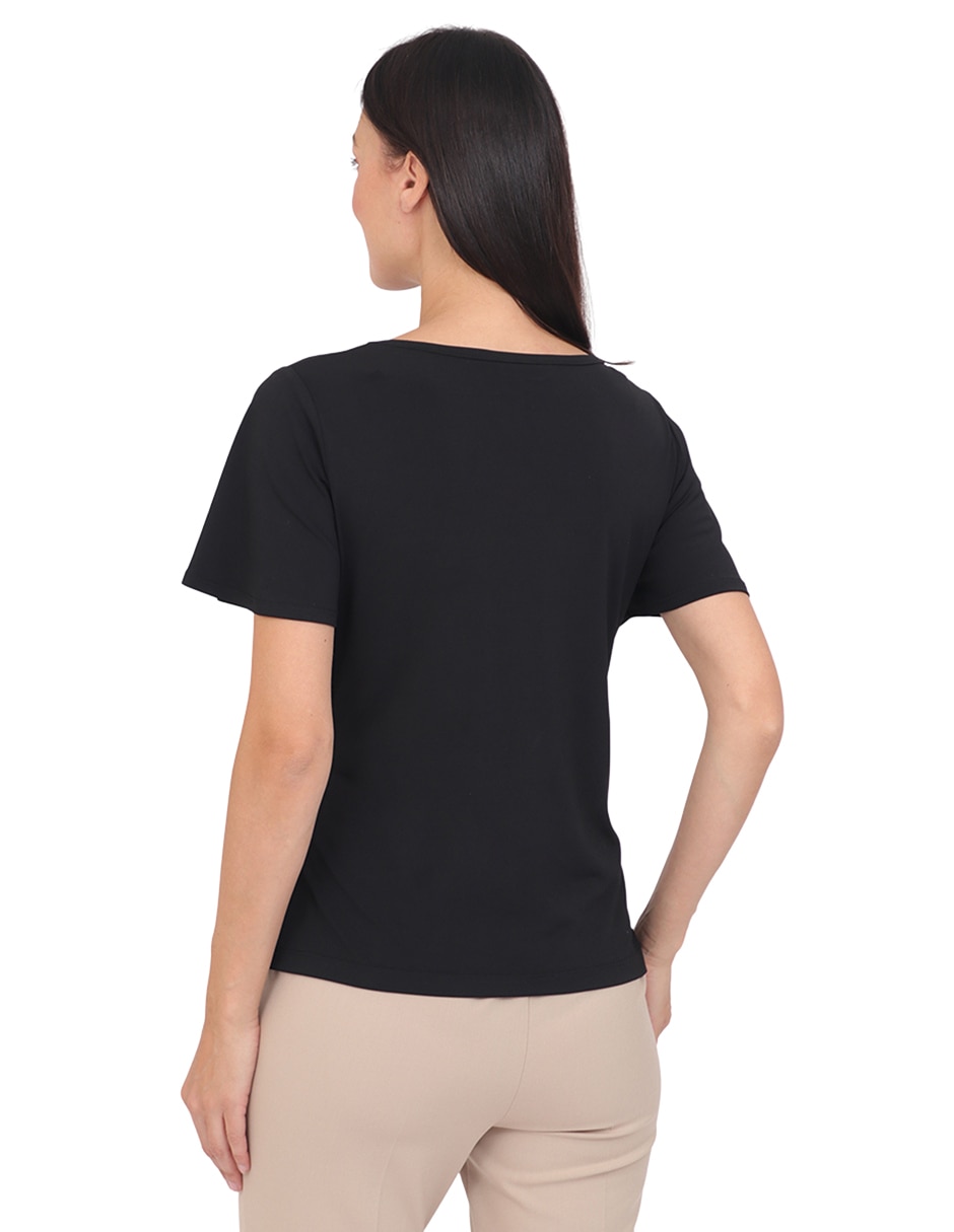 Blusa manga corta para mujer 3