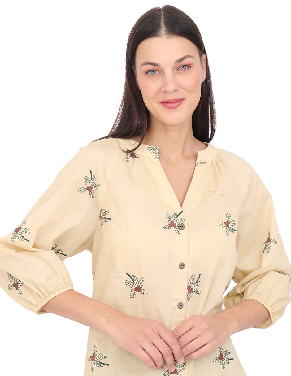 Blusa manga 3/4 para mujer 4
