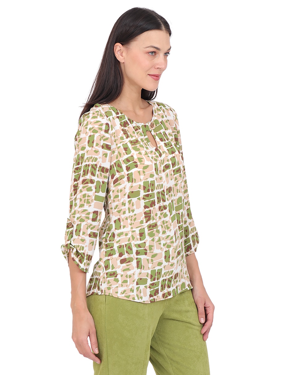 Blusa manga 3/4 para mujer 3