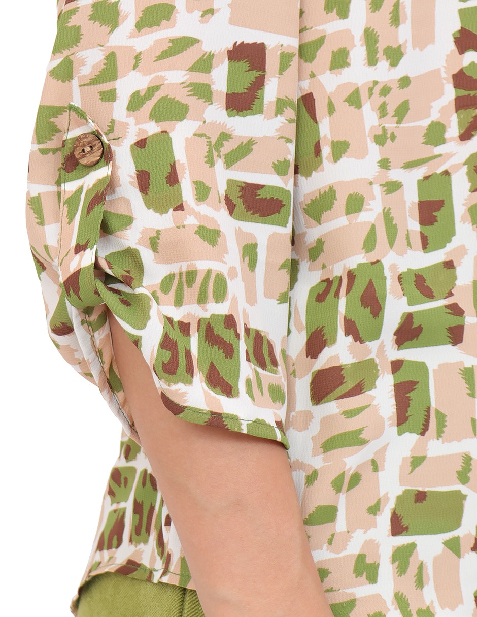 Blusa manga 3/4 para mujer 4