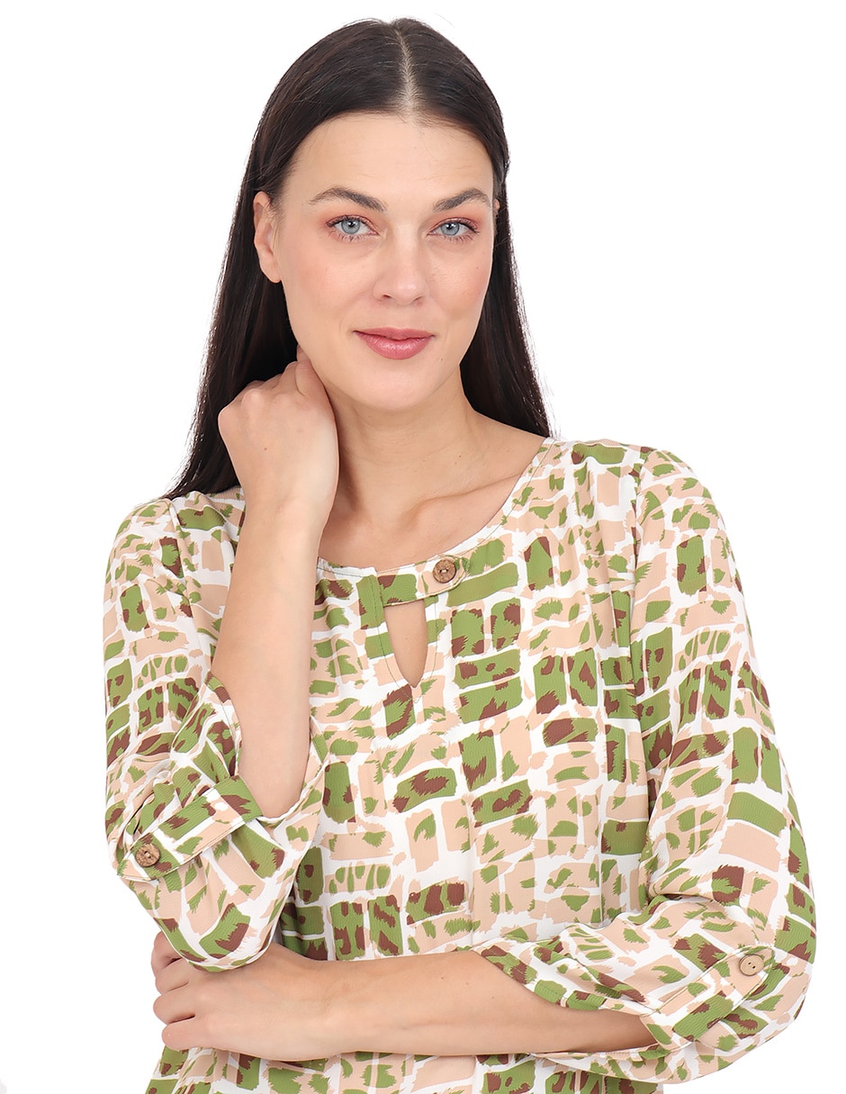 Blusa manga 3/4 para mujer 5