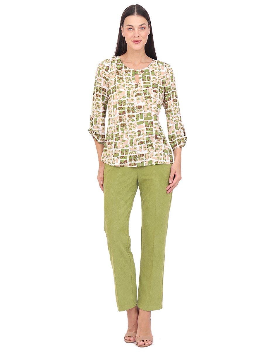 Blusa manga 3/4 para mujer 6