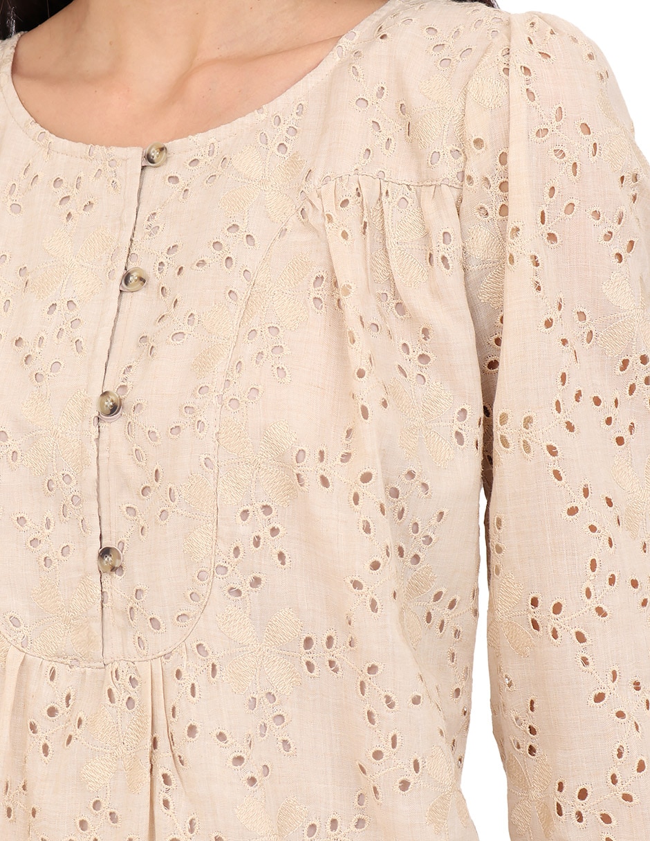 Blusa manga 3/4 para mujer 4