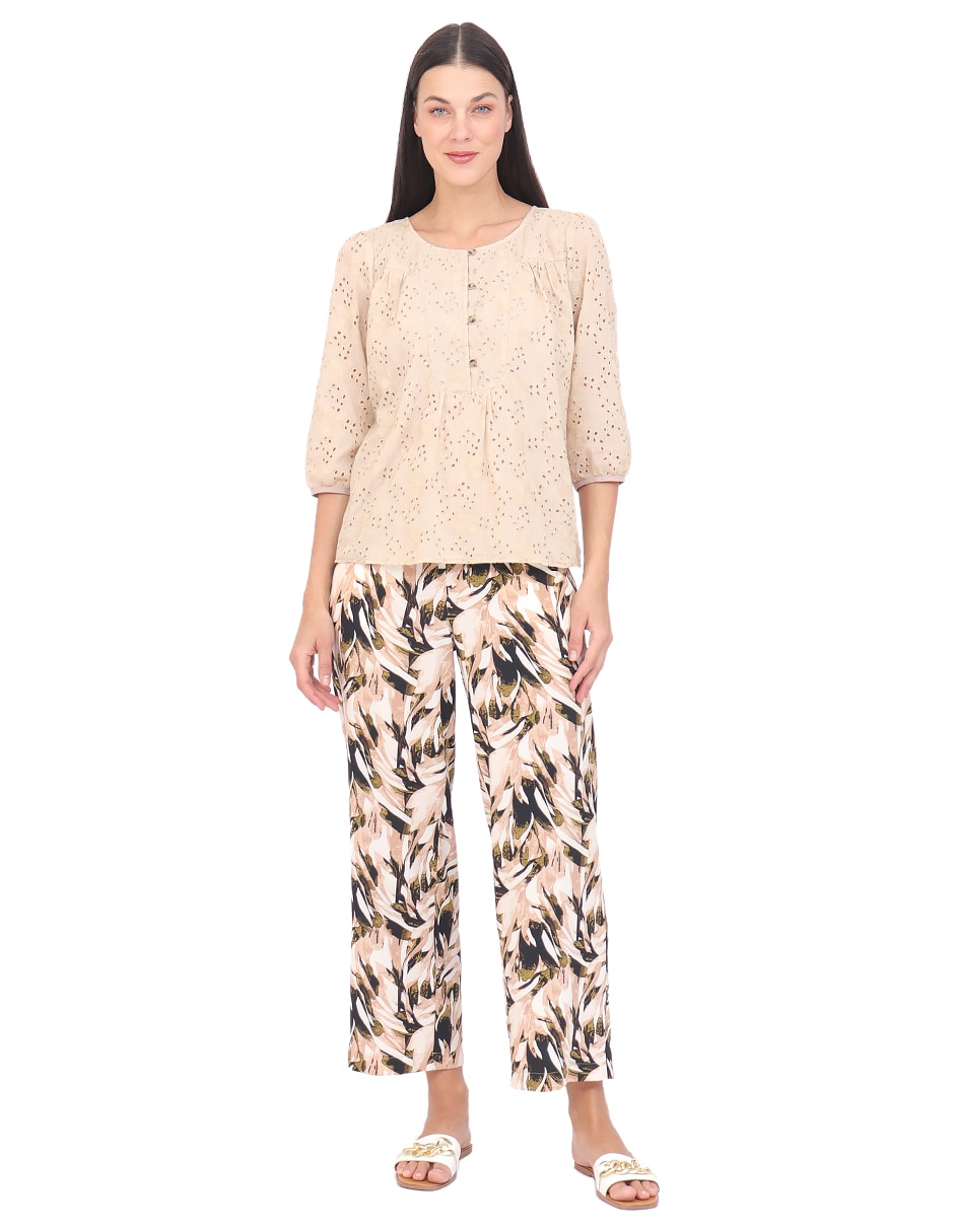 Blusa manga 3/4 para mujer 6