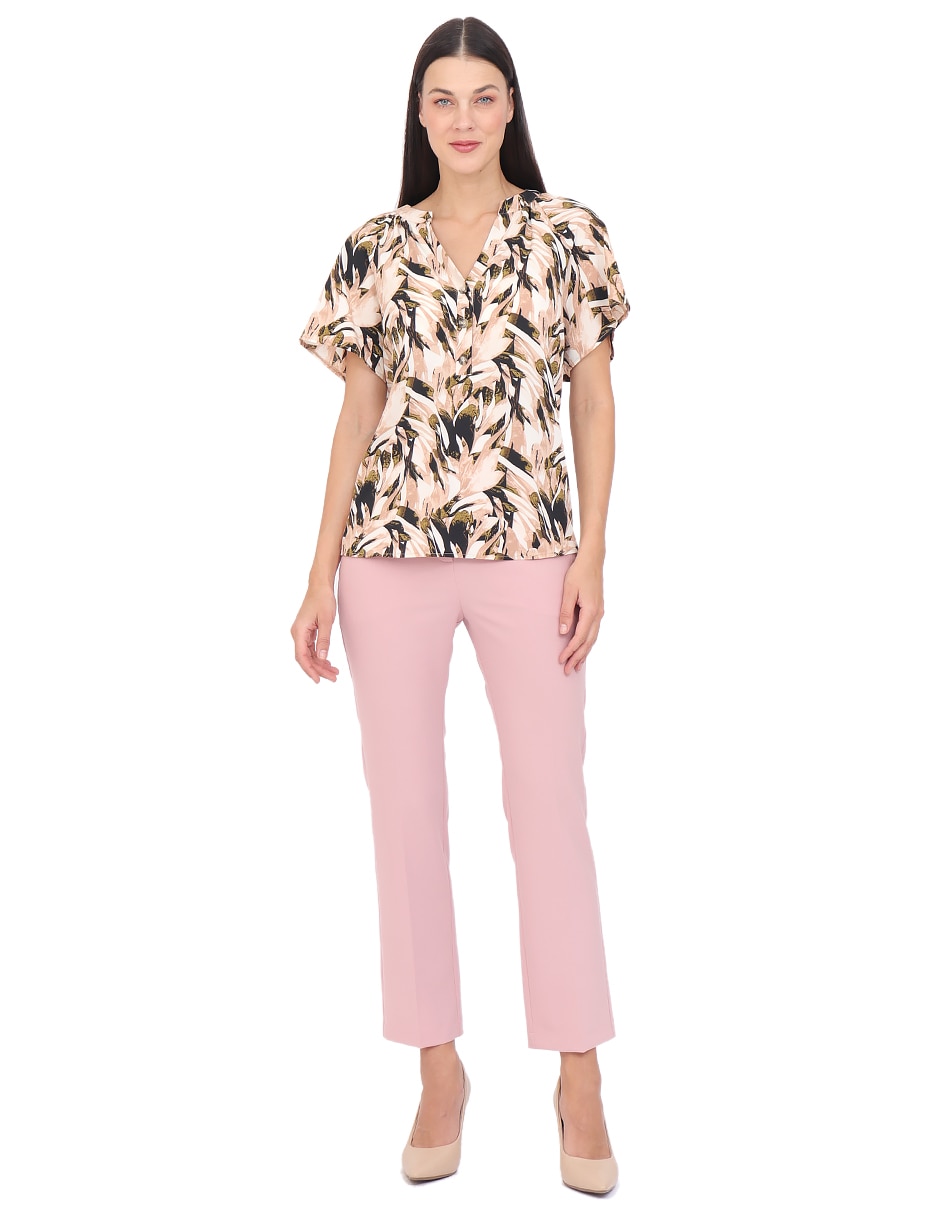 Blusa manga corta para mujer 6