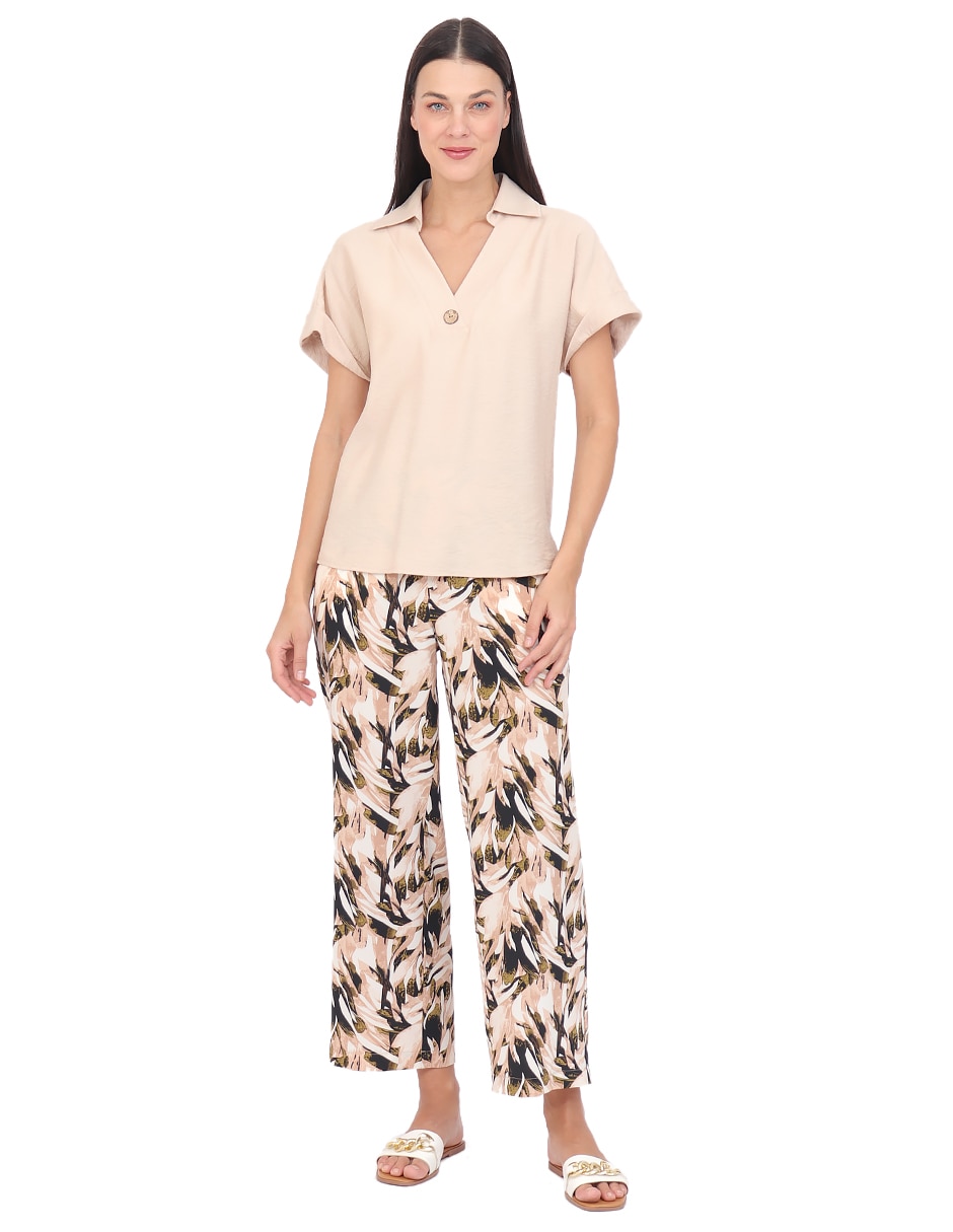Blusa manga corta para mujer 6