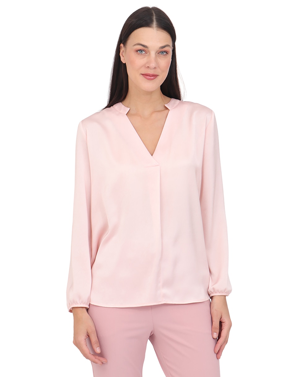 Blusa manga corta para mujer