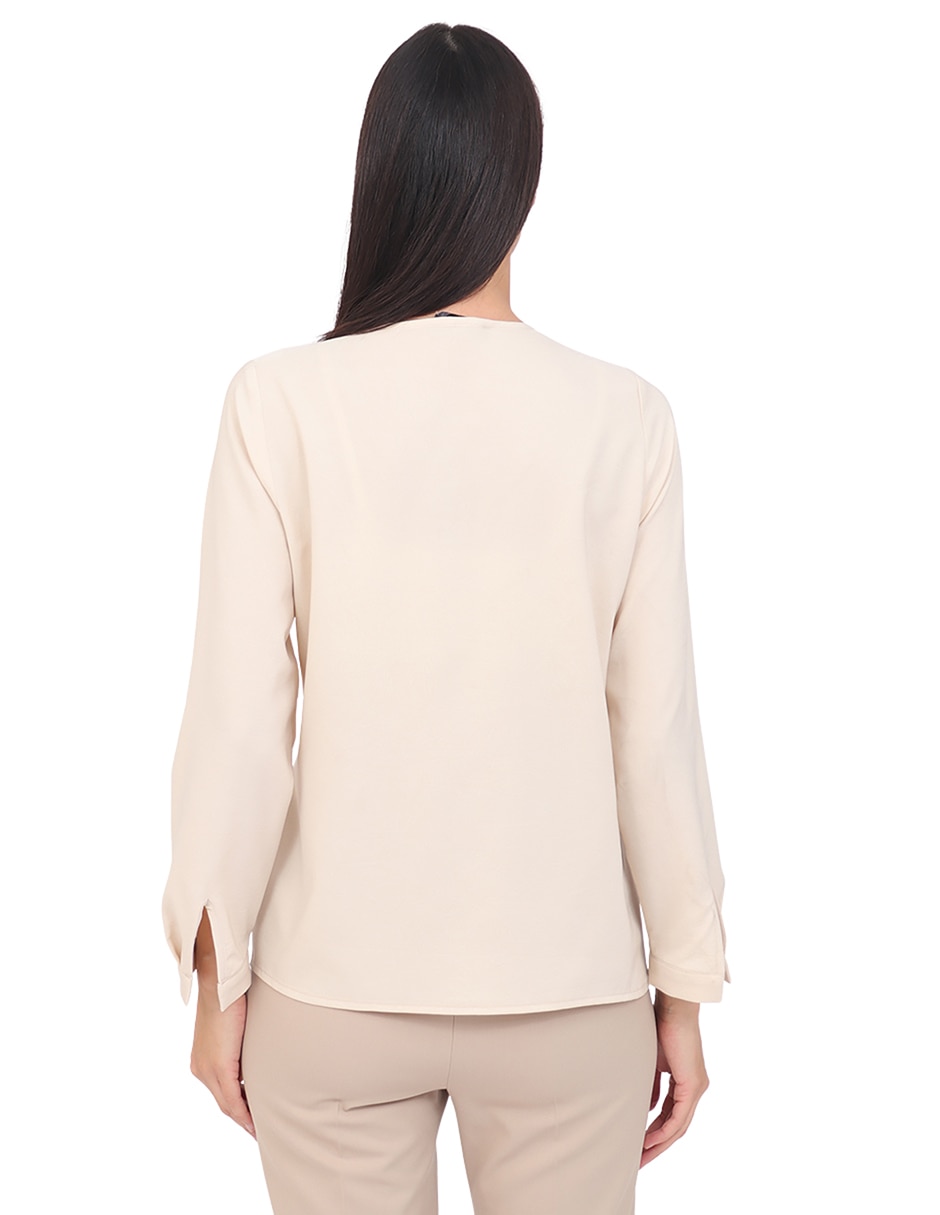 Blusa manga larga para mujer 3