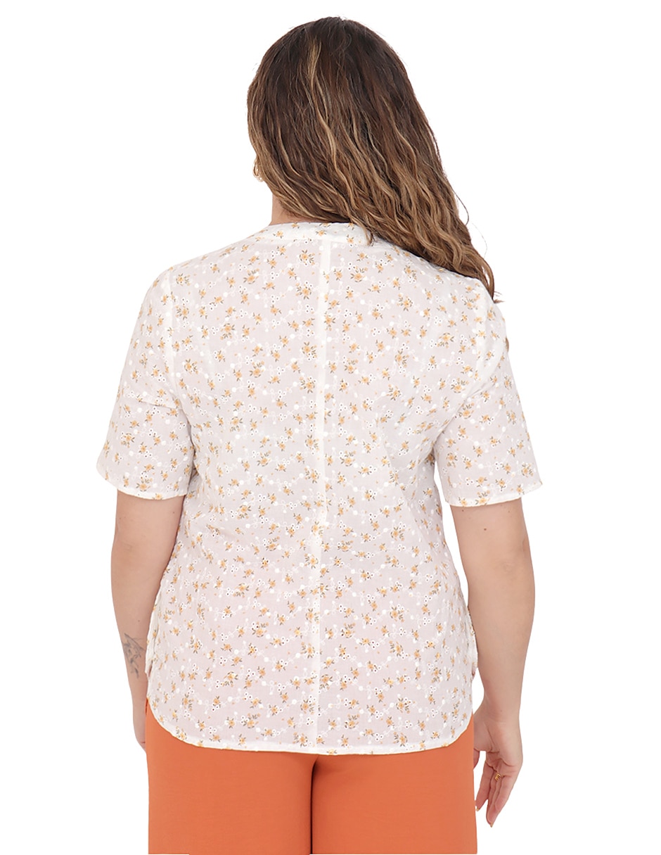 Blusa manga corta para mujer 3