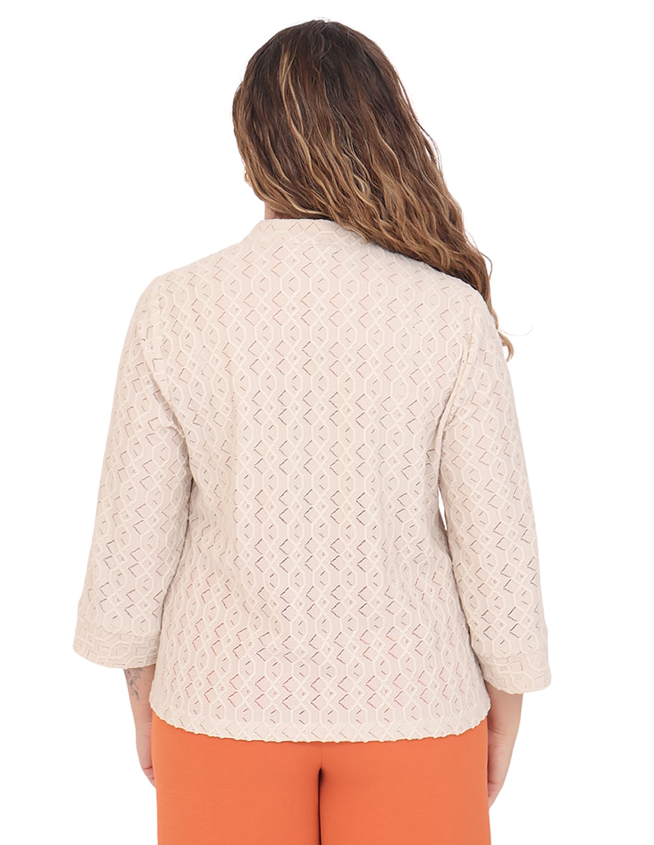 Blusa manga 3/4 para mujer 2