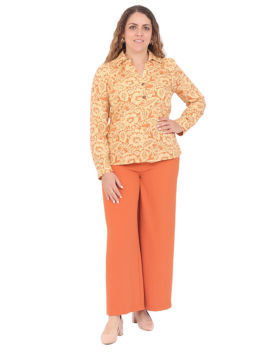 Blusa manga larga para mujer 6