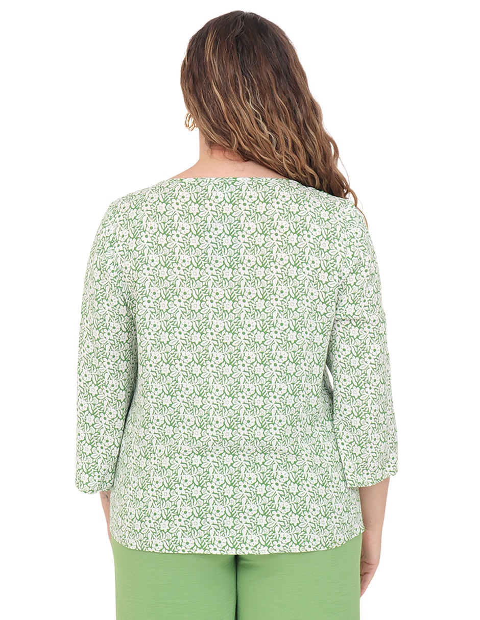 Blusa manga 3/4 para mujer 2