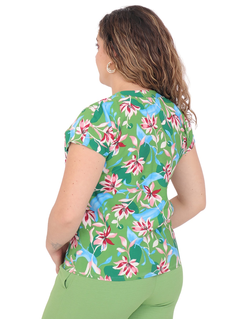 Blusa manga corta para mujer 3