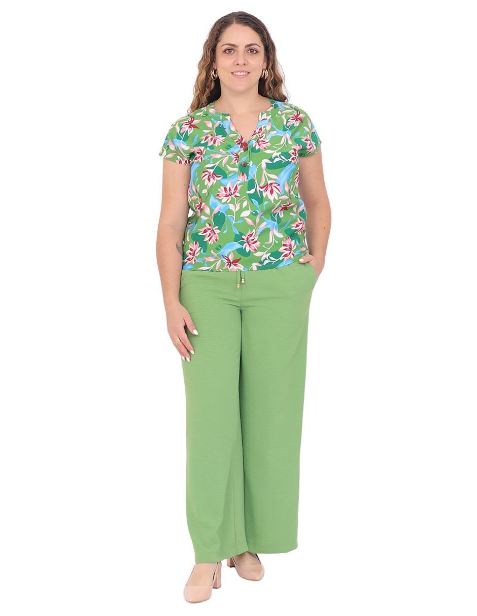 Blusa manga corta para mujer 2