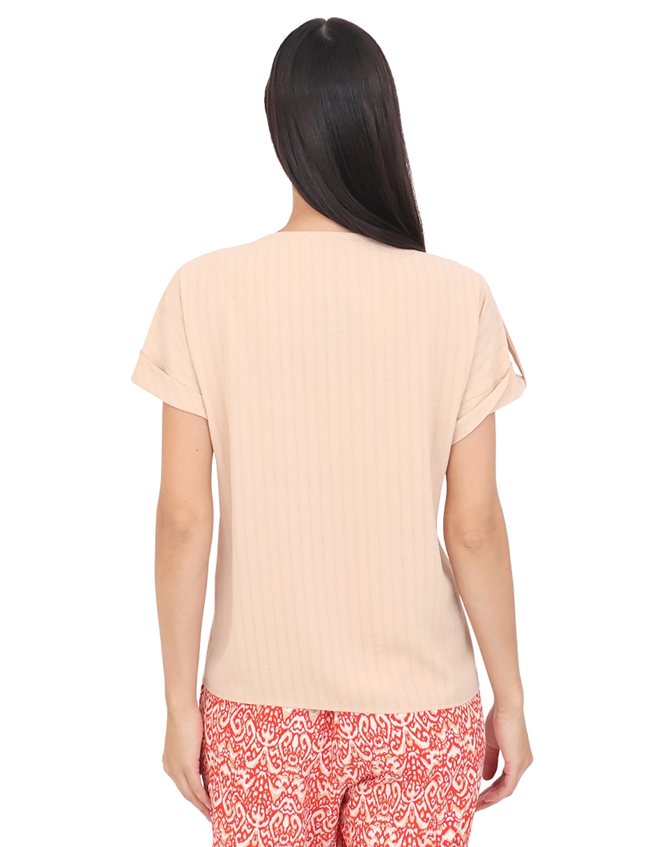 Blusa manga corta para mujer 2