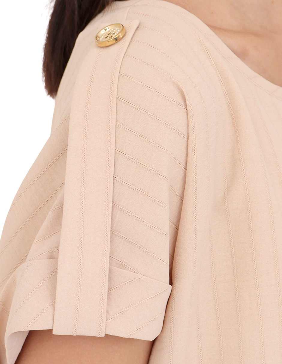 Blusa manga corta para mujer 3