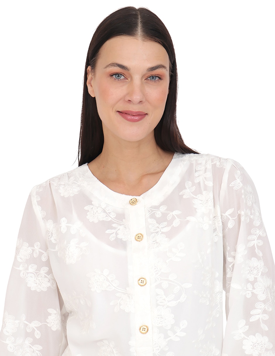 Blusa manga larga para mujer 3