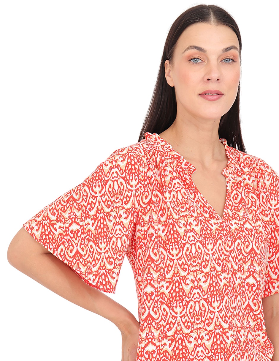 Blusa manga corta para mujer 3