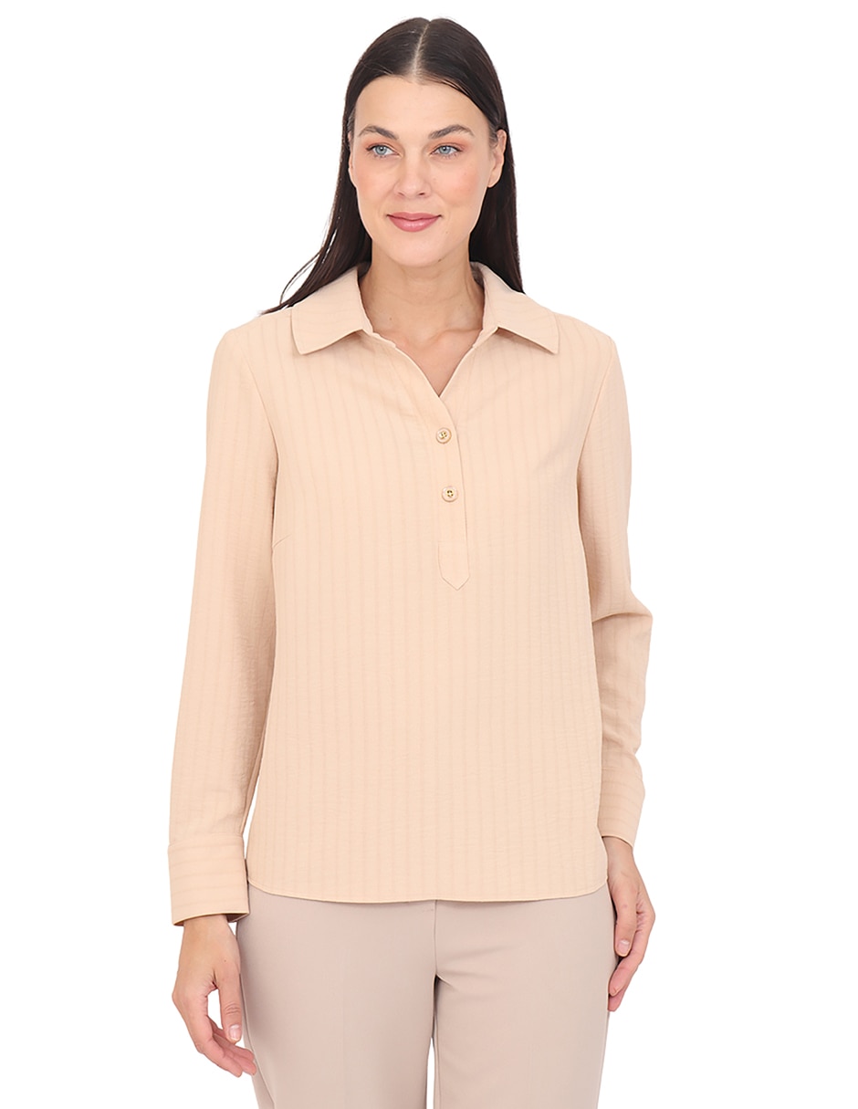 Blusa Grupo Suances manga larga para mujer