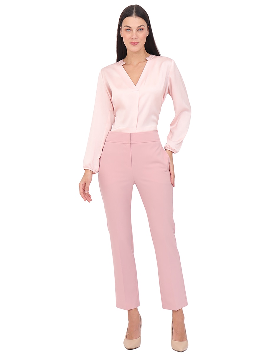 "pantalón" de vestir regular "para mujer" 5