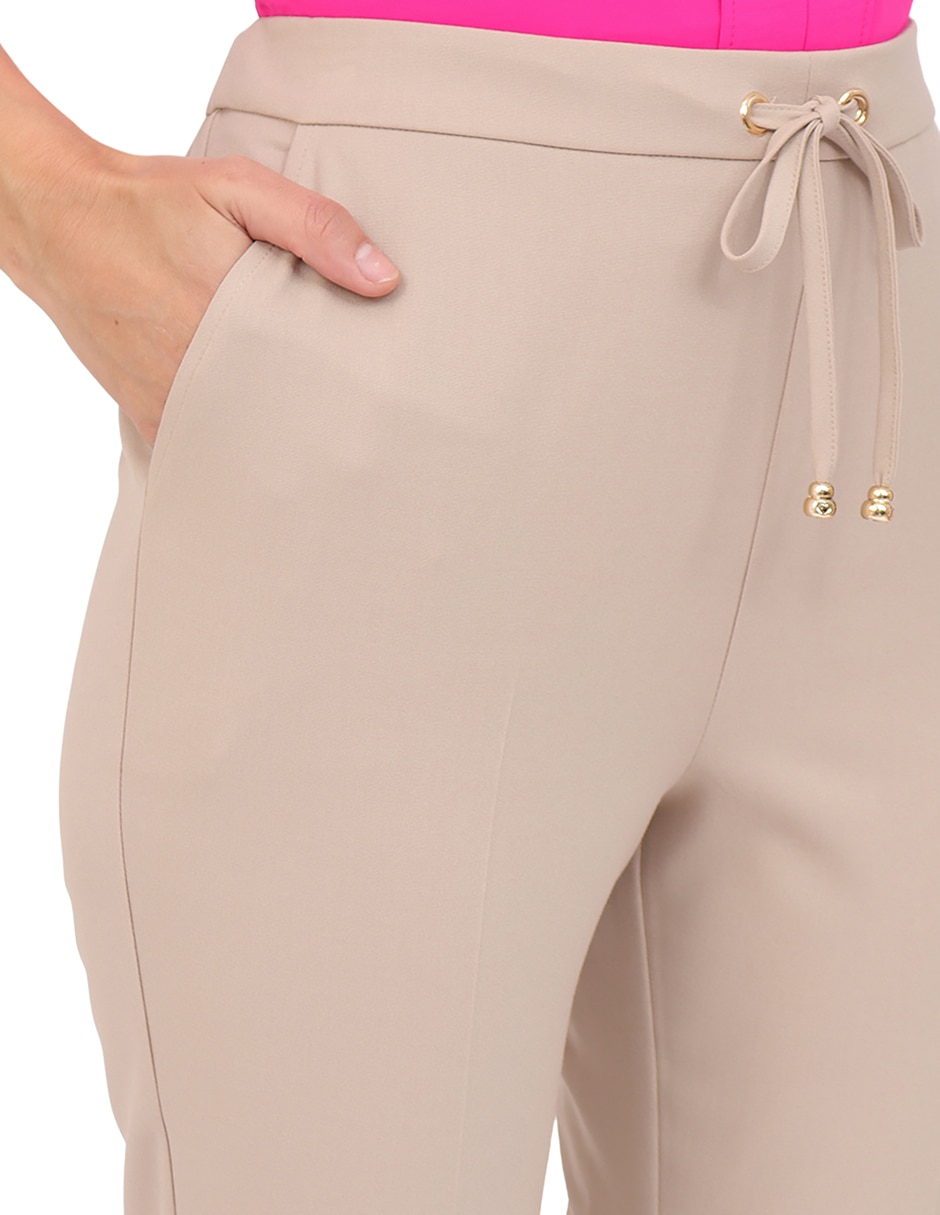 Pantalón regular regular para mujer 4