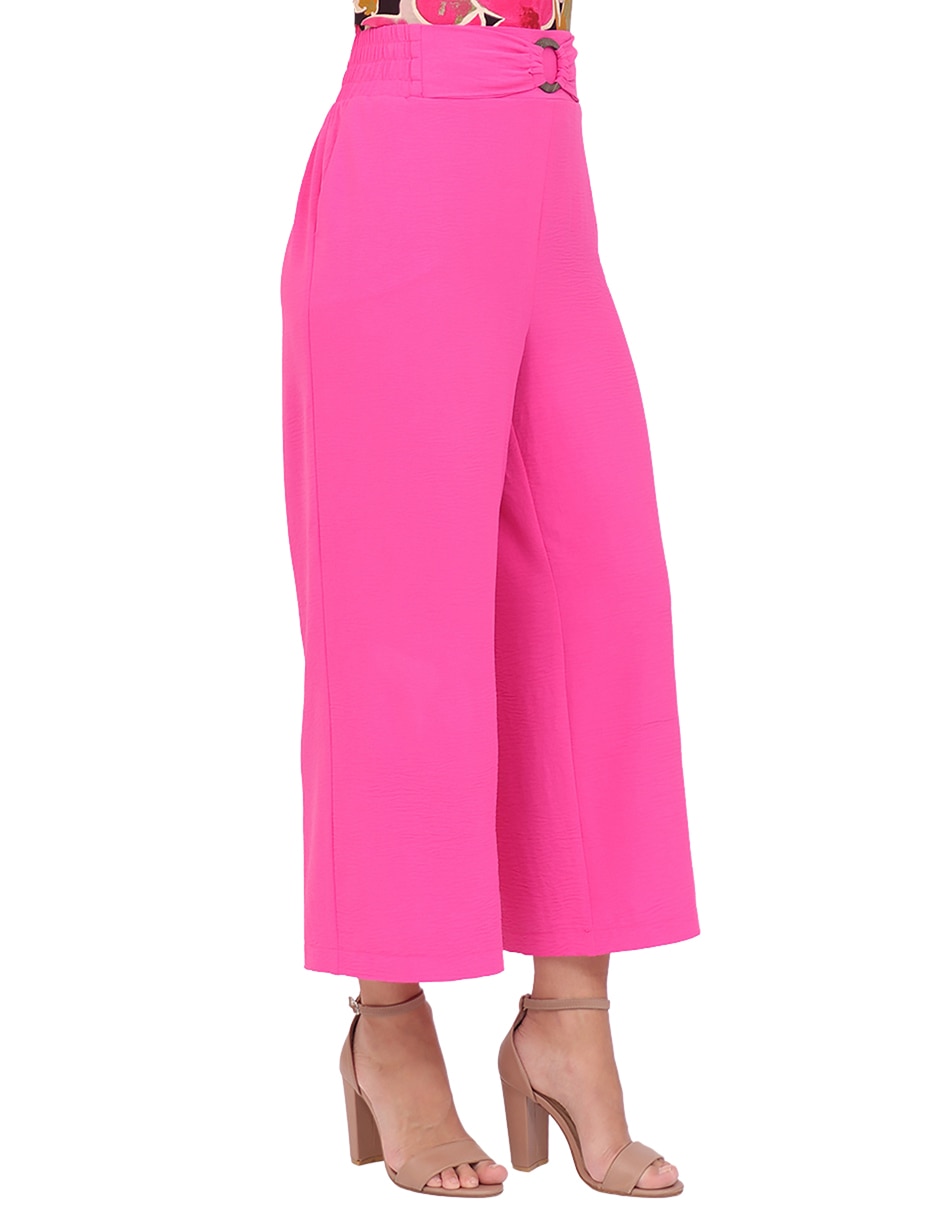 Pantalón regular recto para mujer 4