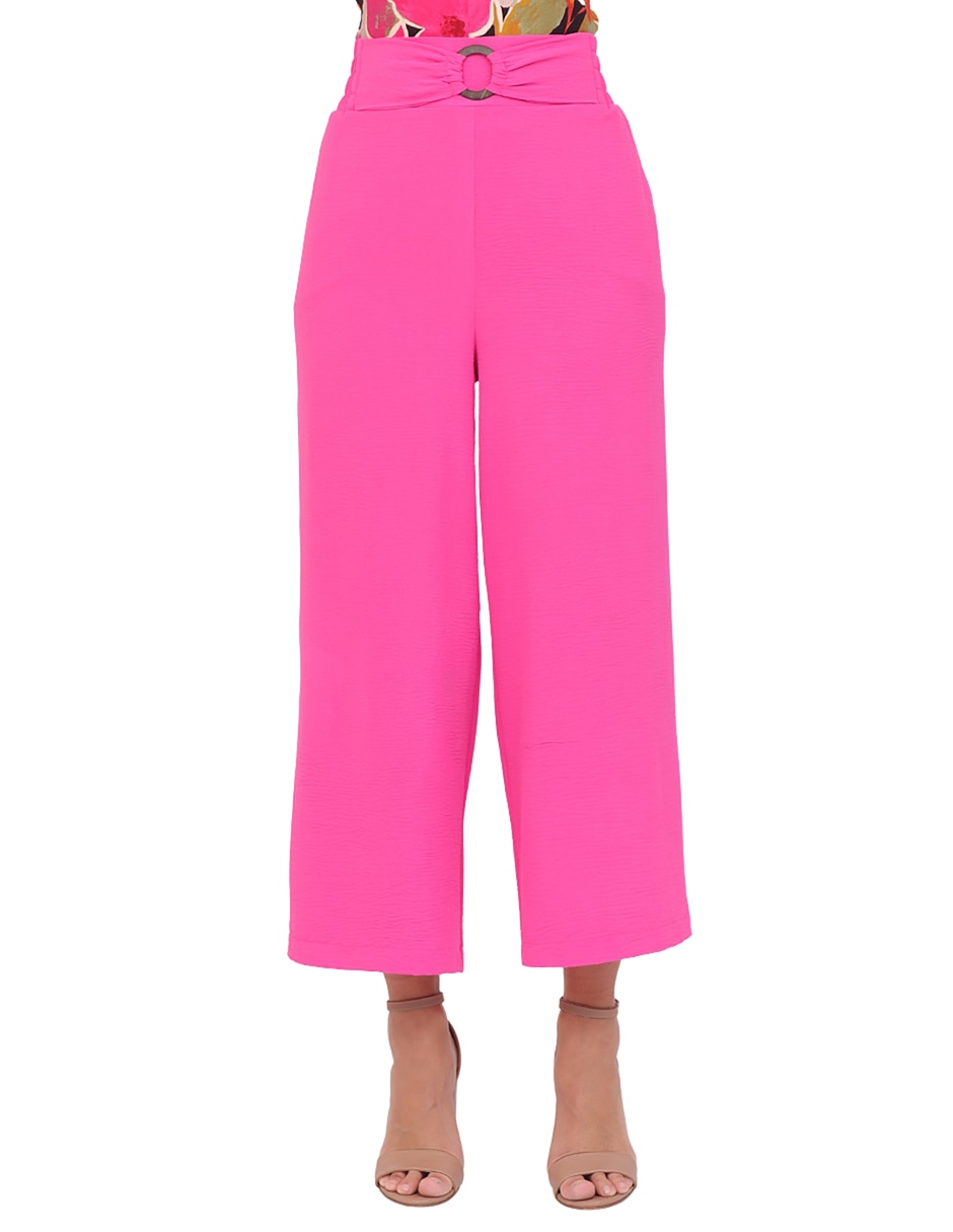 Pantalón regular recto para mujer