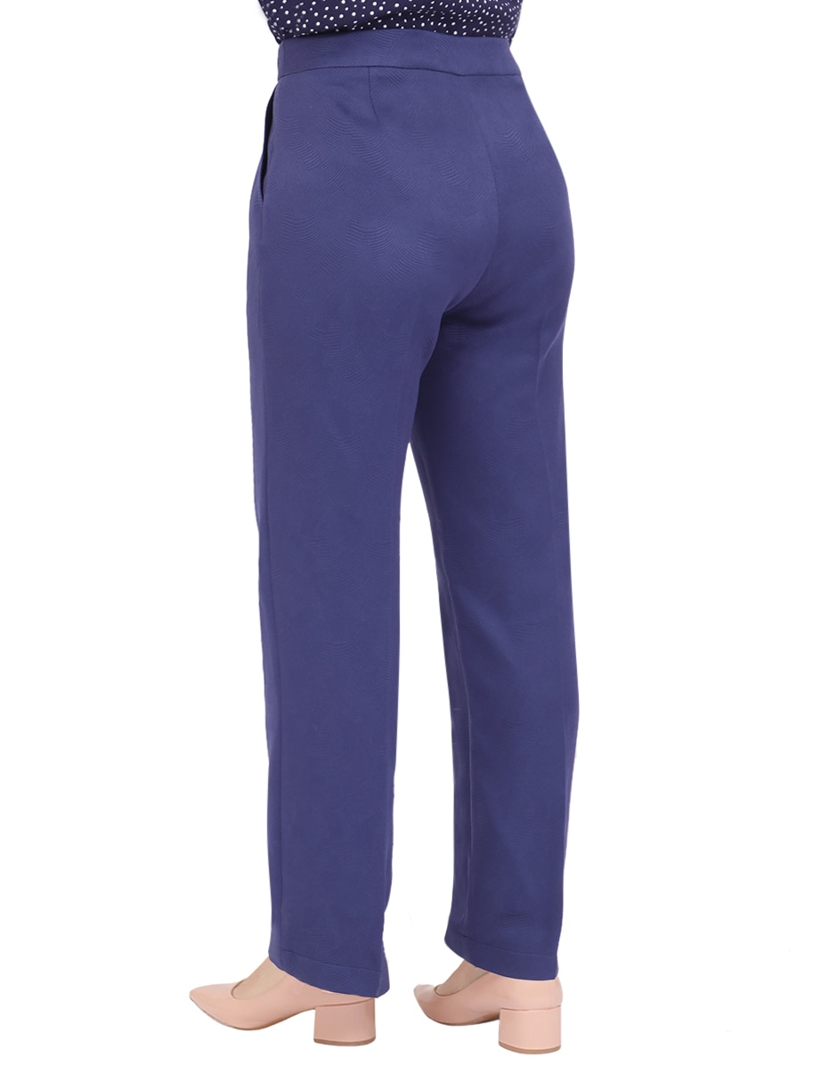 "pantalón" regular recto "para mujer" 2