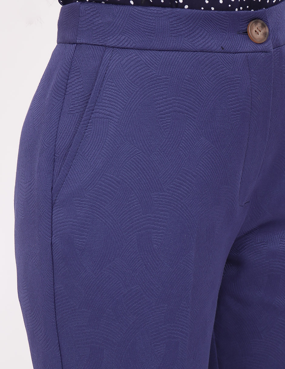 "pantalón" regular recto "para mujer" 4