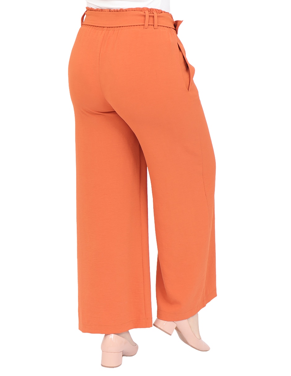 Pantalón regular amplio para mujer 2