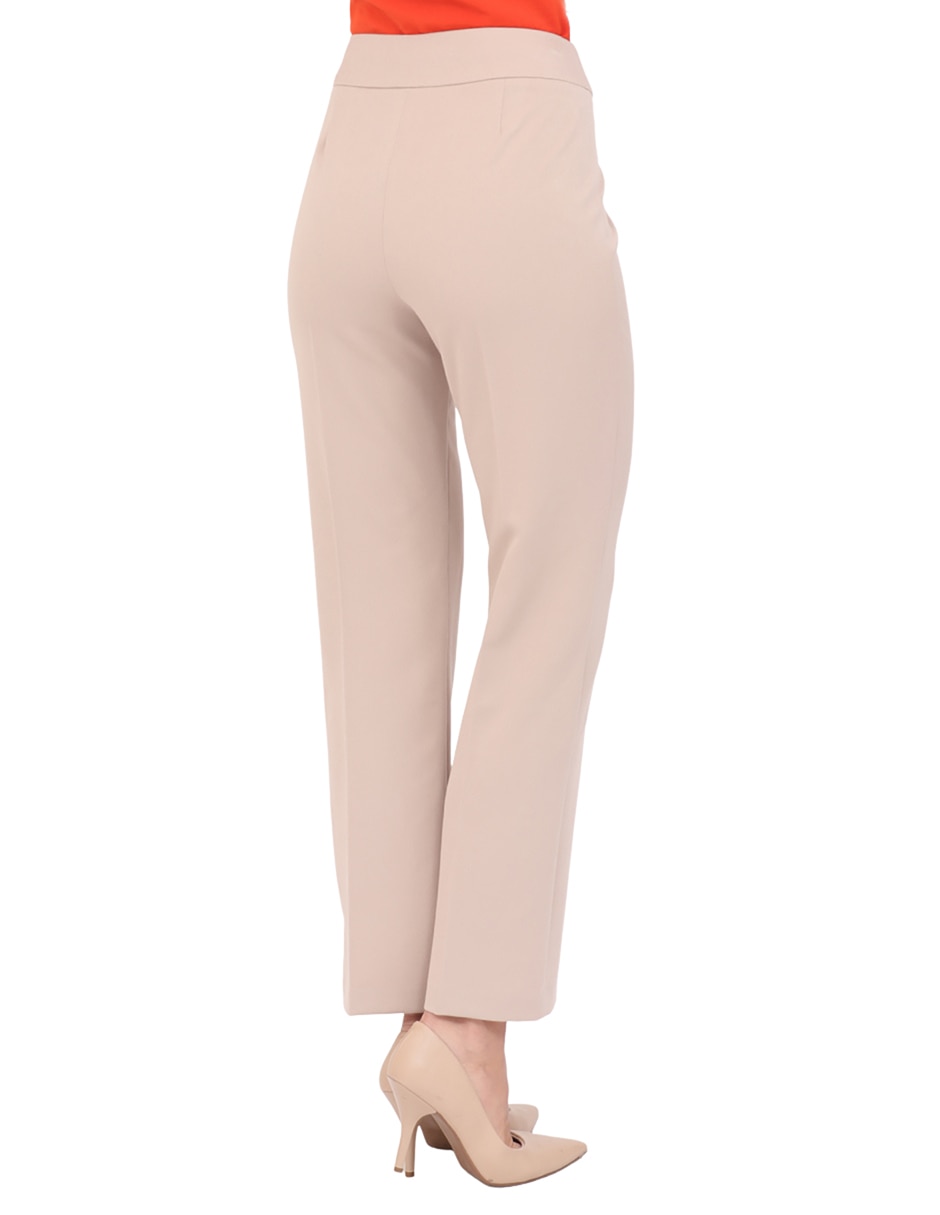 Pantalón de vestir recto para mujer 2