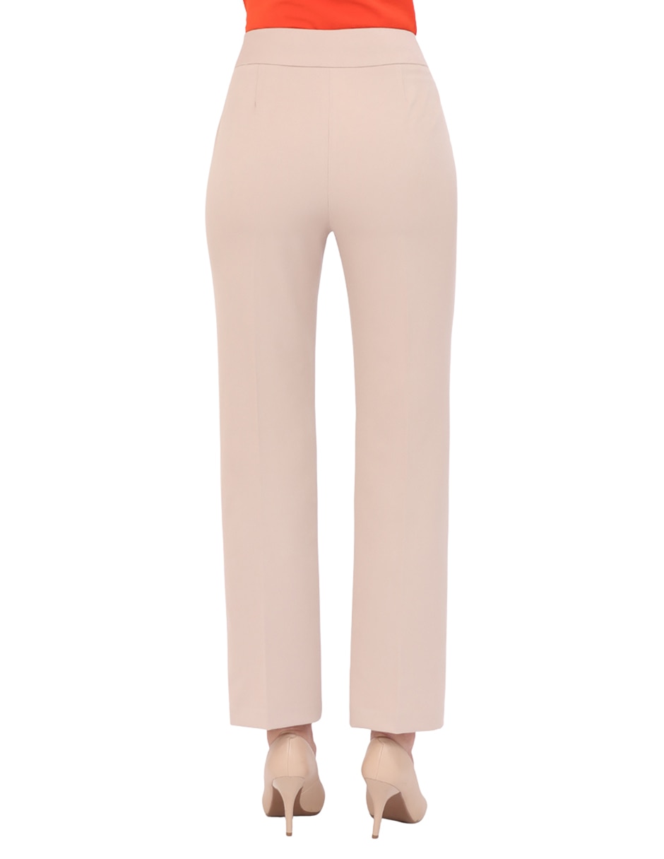 Pantalón de vestir recto para mujer 5