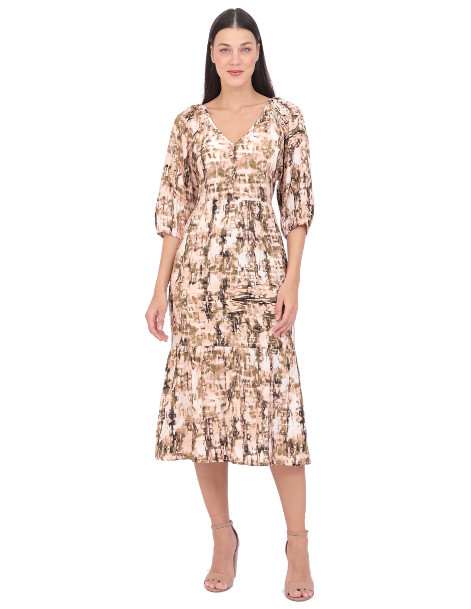 Vestido midi casual grupo bayona 'para mujer' Vestido midi casual grupo bayona 'para mujer'