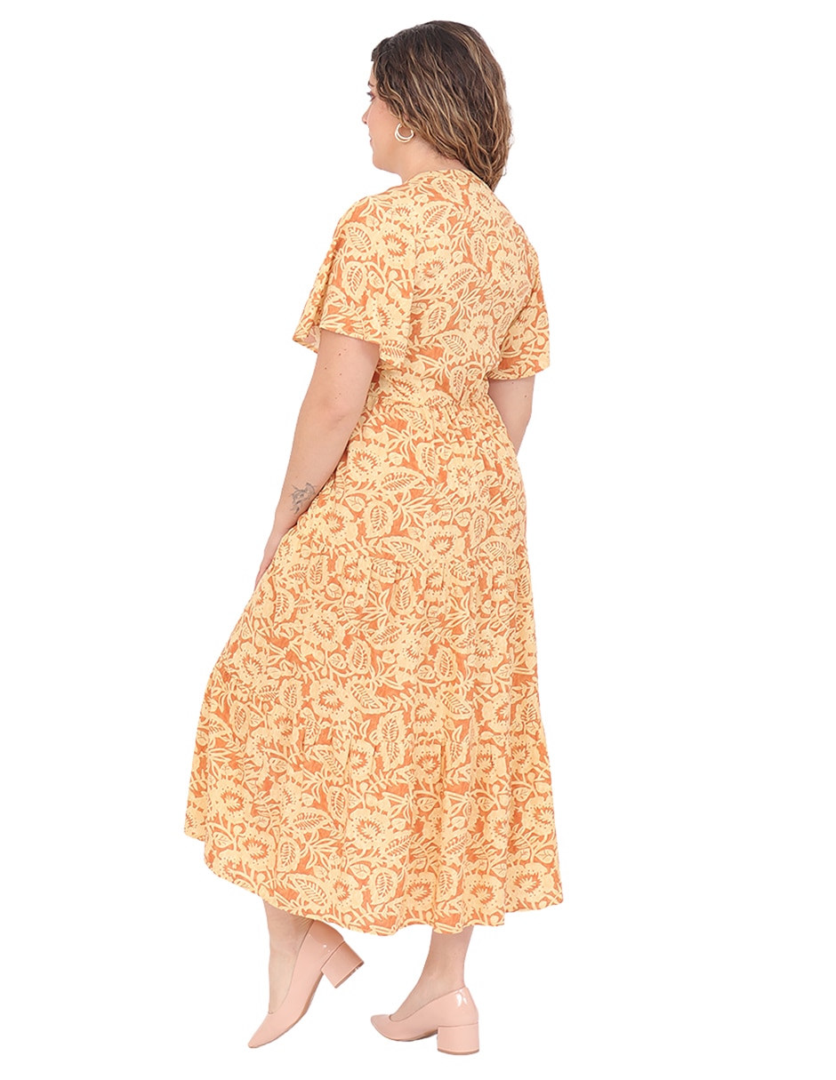 Vestido midi casual grupo raval para mujer 2