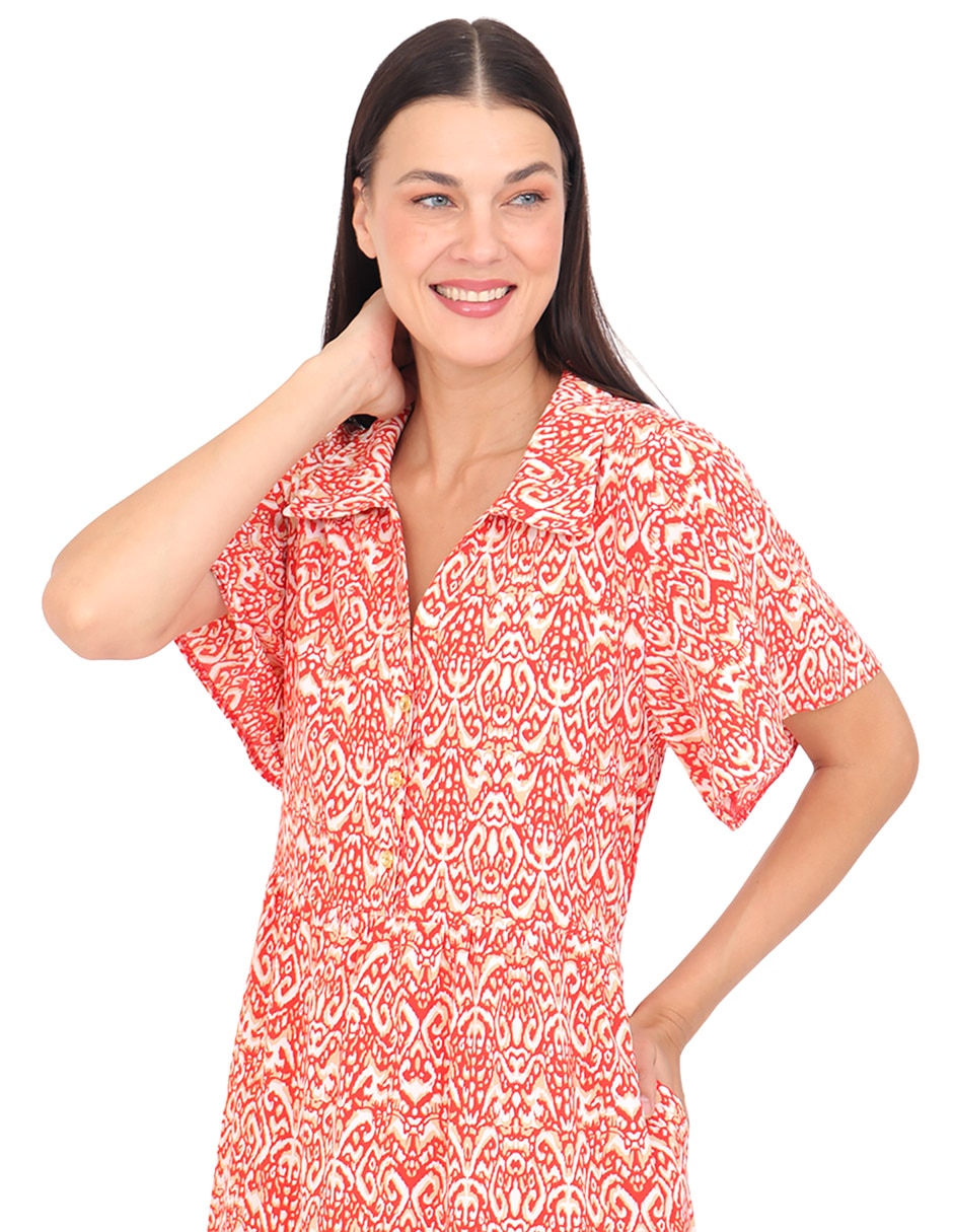 Vestido midi casual Grupo Suances para mujer 4