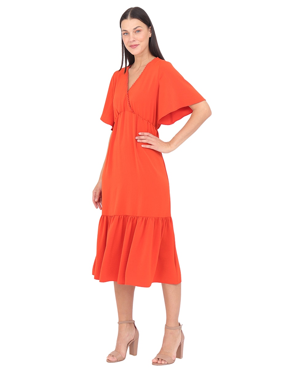 Vestido midi casual Grupo Suances para mujer 4