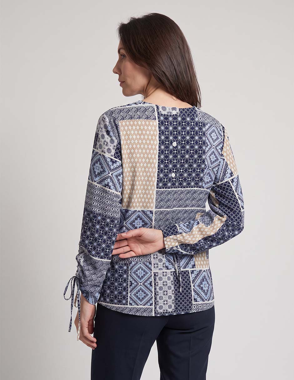Blusa manga larga para mujer 4