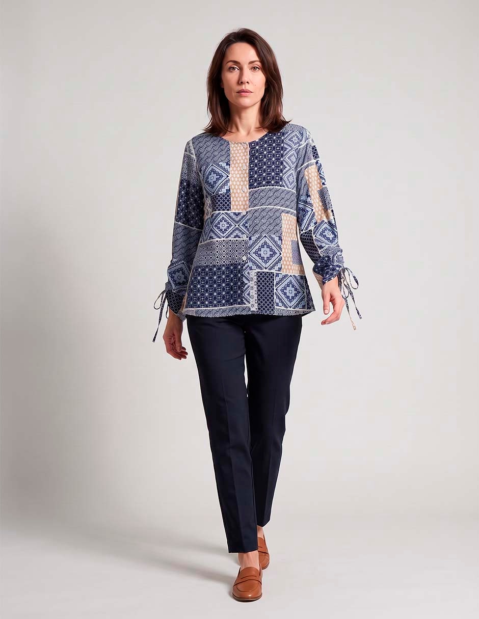Blusa manga larga para mujer 3