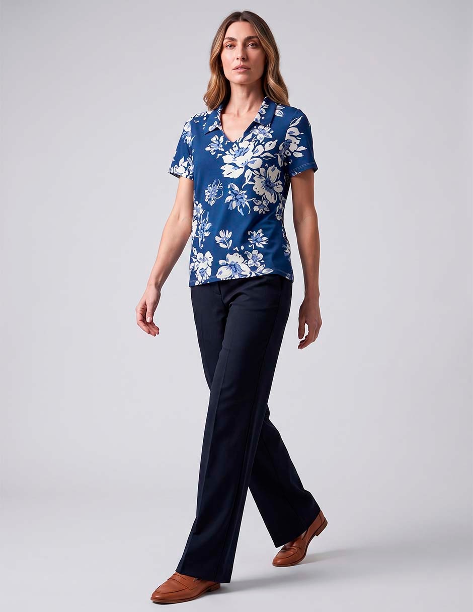 Playera manga corta cuello v para mujer Playera manga corta cuello v para mujer