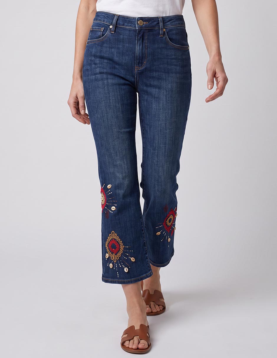 Jeans flare chico«s a la cintura para mujer Jeans flare chico«s a la cintura para mujer