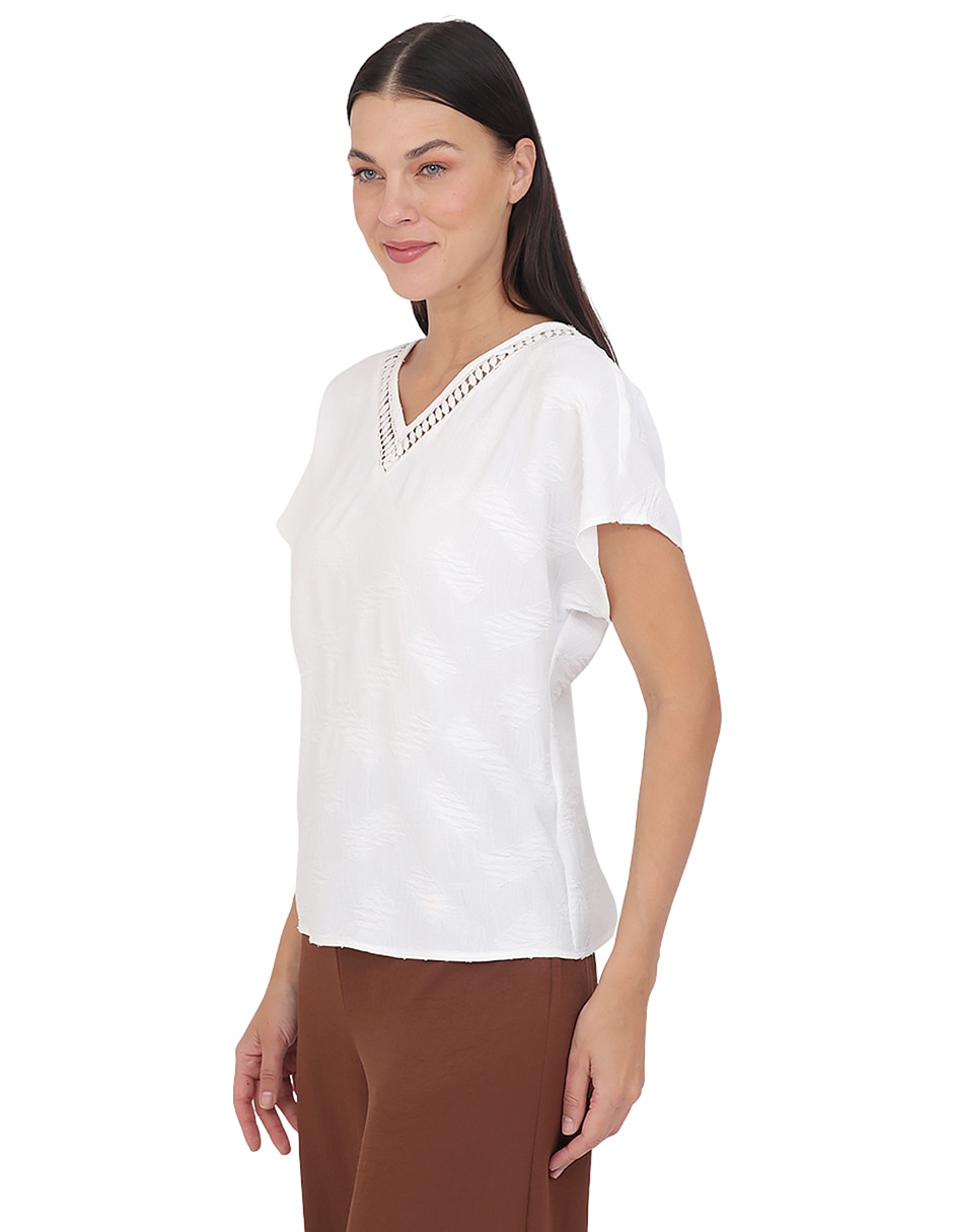 Blusa Grupo Dumont manga corta para mujer 3