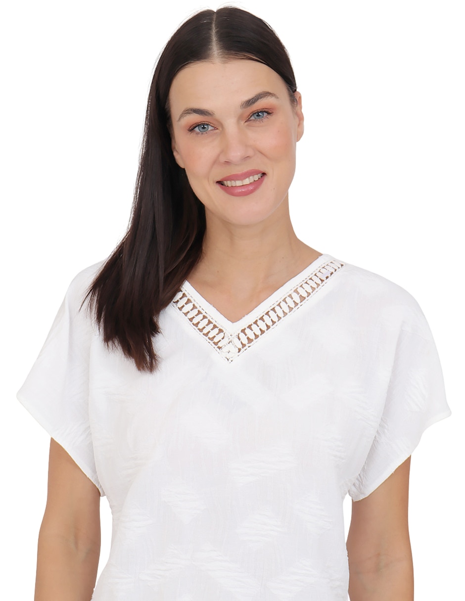Blusa Grupo Dumont manga corta para mujer 6