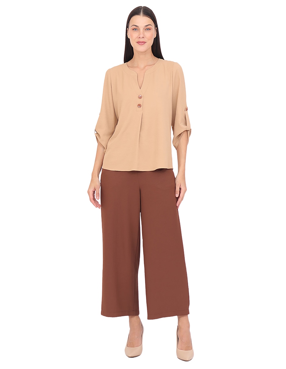 Blusa Grupo Dumont manga 3/4 para mujer 3