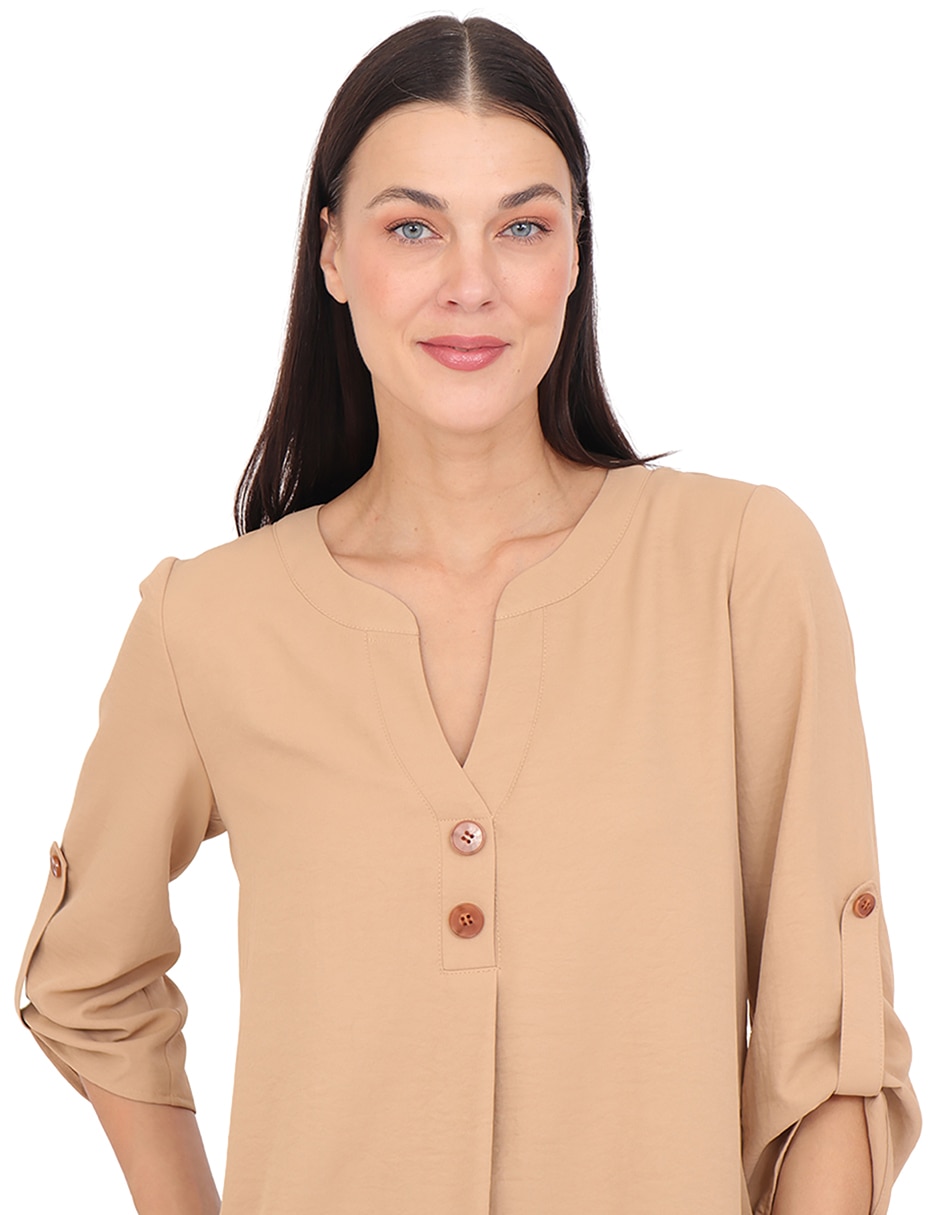Blusa Grupo Dumont manga 3/4 para mujer 6