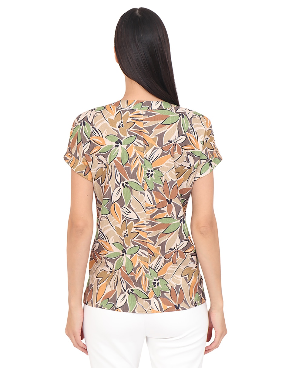 Blusa Grupo Dumont manga corta para mujer 2